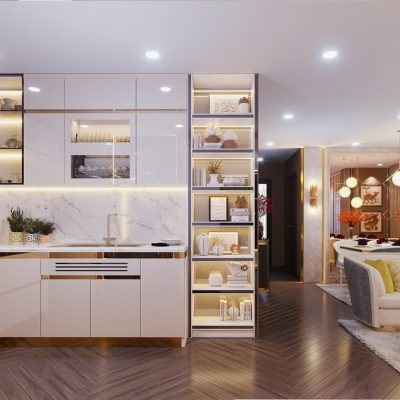 Không gian phòng bếp