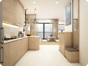 Thư viện ảnh mô tả The Origami phòng bếp